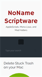 Mobile Screenshot of nonamescriptware.com